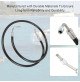  Mercruiser  Power Trim Hose - for Mercruiser Stern Drives Mercury Marine 32-95859, 18-2436, Fits R MR Alpha Alpha Gen II Bravo I, II, III, Bravo X, XR, XZ -  32-861128 - RCMA